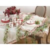 Candy Cane Design Christmas Holiday Table Runner