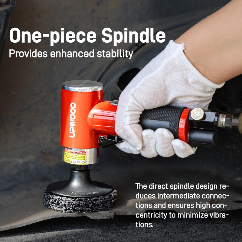3inch Air Sander Angle Grinder with Roll Lock Wheel Set,