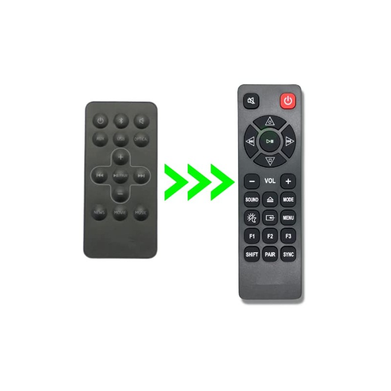Replacement Remote Control for TCL TS5010 | MA06-TS5TSPN03-RC1