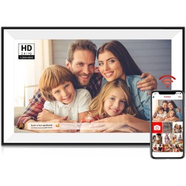 Digital Photo Frame - YOUYU 10.1 Inch WiFi Digital Picture Frame- 1280x800HD IPS Touch Screen - Built in 32GB Memory - Easy Setup in Frameo APP - Electronic Photo Frame for Gifting - Black