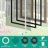 MEKOTRIN Magnetic Window Screen with Frame, Adjustable DIY Fly Screen