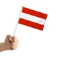 25 PCS Austria Handheld Small Flag, Austrian Hand held Mini