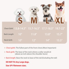 PUPTECK Plaid Dog Dress with Leash - Cute Puppy Harness Clothes for Small Medium Sized Dogs, Outfits for Girl Puppy Wedding Birthday Costume