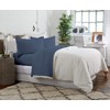 Brooklyn Flat Jersey Knit Sheet Set, King, Denim Blue