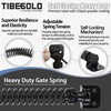 TIBEGOLD 11-1/2" Gate Spring Self Closing, Heavy Duty Black Door