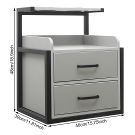 Unbranded Wall-Mount Salon Station Barber Beauty Spa Cabinet Equipment with 2* Drawers