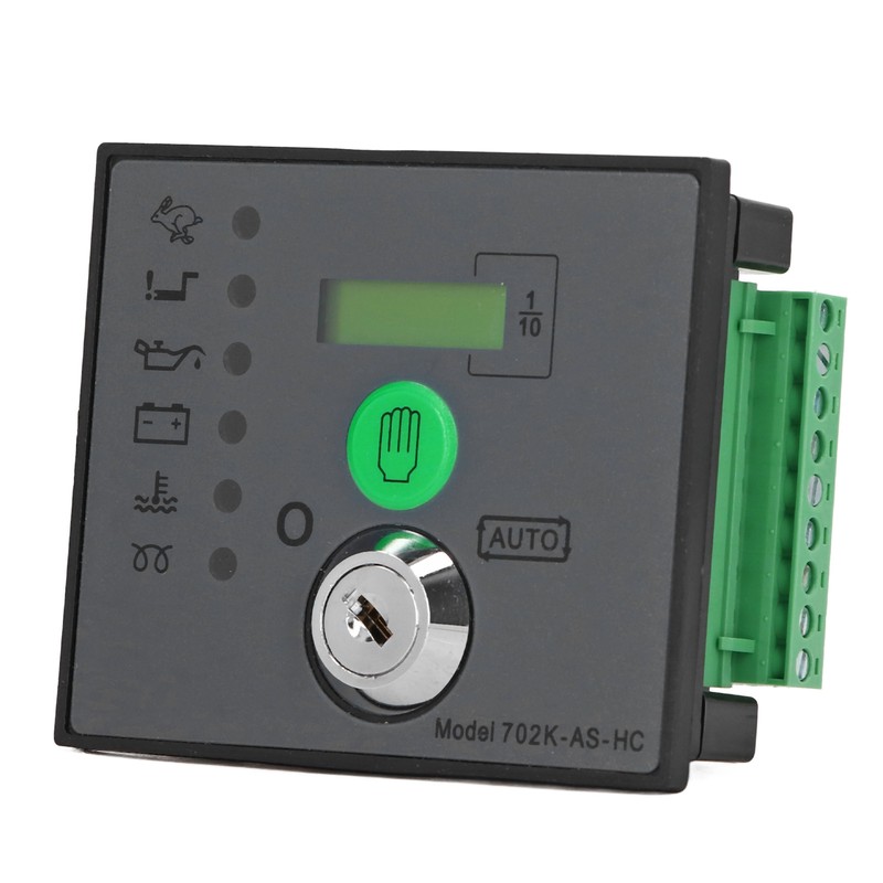 Generator Control Module Auto Start LED Indicator LCD Screen Genset