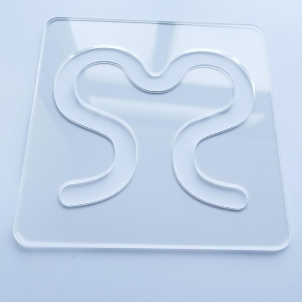 Meander Quilting Template, Acrylic Quilting Ruler for Free Motion Quilting