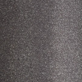 Florence Glitter Cardstock - Coloured Card A4 - Grey - 5 Sheets of Craft Paper - Scrapbook Paper for Card Making and Other Paper Crafts - 250 GSM