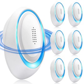 2025 Upgraded Ultrasonic Pest Repeller Indoor Ultrasonic Repellent, Mouse Repellent for Roach, Rodent, Mouse, Mosquito, Mice, Spider, Ant, Bugs Electronic Plug-in Pest Control 6 Pack