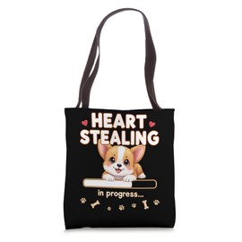 Heart Welsh Corgi Dog Funny Gift Corgi Puppy Tote Bag