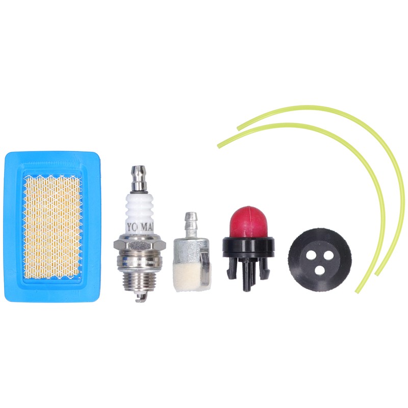 Carburetor Air Fuel Filter Spark Plug Primer Bulb Assembly for
