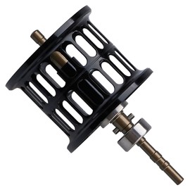 HEIGHTEN Spool Daiwa PR100 PT100 Bait Reel Replacement Spool with Bearings (Black) (420)