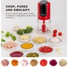 PULOYA Mini Prep Food Processor 2 Cup Small Electric Food