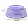 Tupperware Jel Ring Mold 6 cups in Lilac purple