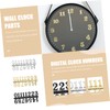 Gadpiparty 45 Sets Wall Clock Numerals DIY Arabic Number Accessories