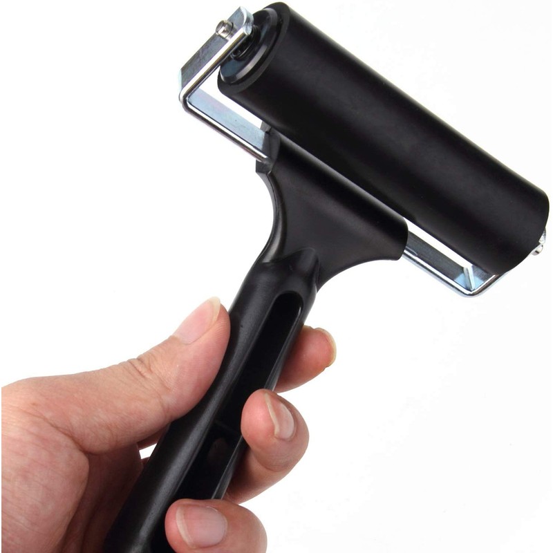 4-Inch Rubber Brayer Roller for Printmaking, Great for Gluing Application