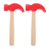 TOYANDONA 2Pcs Wooden Hammer Toy Set - Construction Theme -