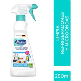 Dr. Beckmann, Limpia Refrigeradores, Superficies y Microondas, Elimina Olores, Seguro Alrededor de Alimentos, Calidad Alemana, 250 ml