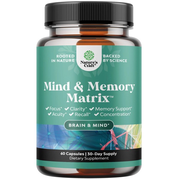 Advanced Brain Supplement for Memory, Focus & Clarity – Nootropics