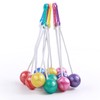 HVZUM 3 Pairs Clacker Ball,Ladder Balls, Toss Game Balls, Children's
