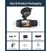 NHOPEEW 3 Channel Dah Cam 1080P with 2 Inch Screen