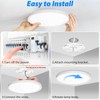 Peasur 7 inch LED Ceiling Light, 3000K/3500K/4000K/5000K/6500K Adjustable Flush Mount