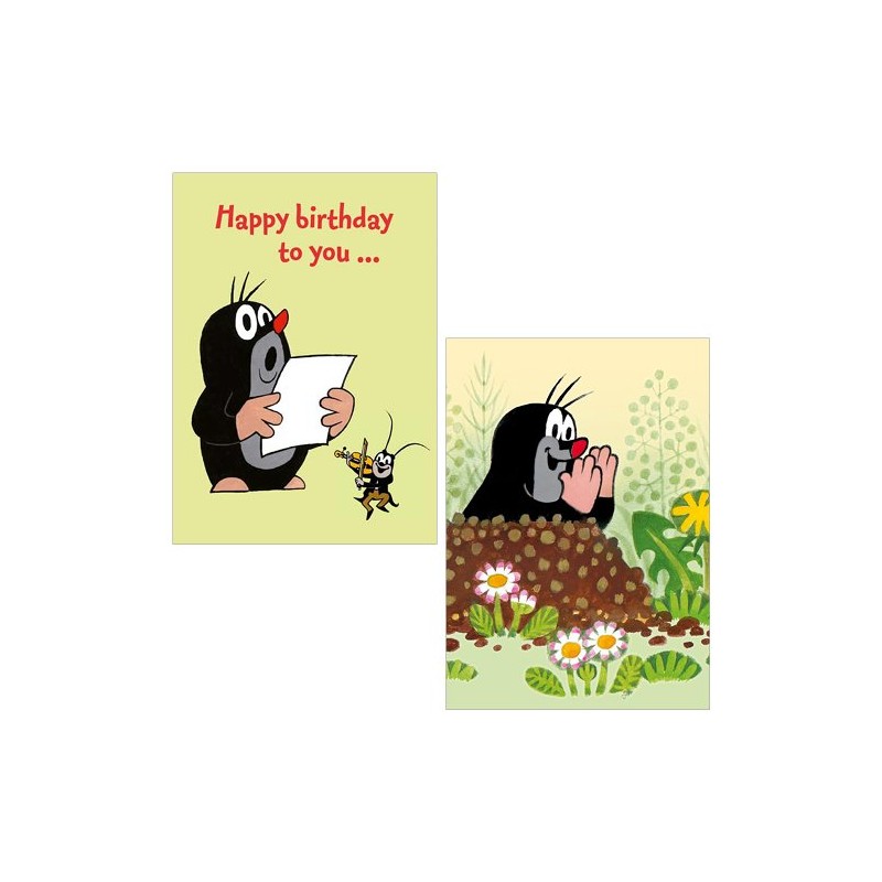 10-He Pack of: The 10 Most Lovely Mole-Postcards + +
