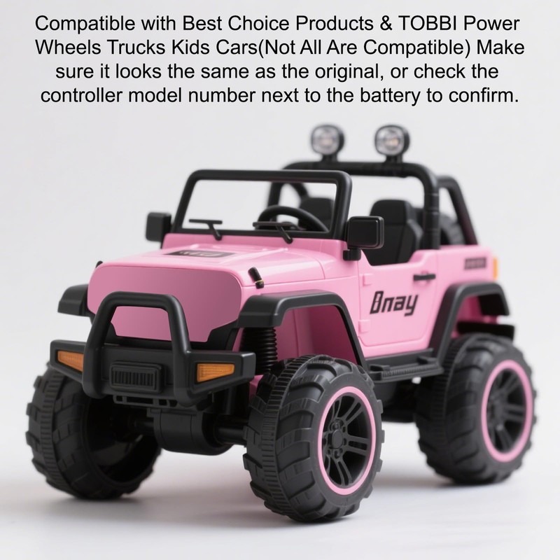 JR1602FCC 2.4ghz Bluetooth Remote Control for Power Wheels, Remote Controllor