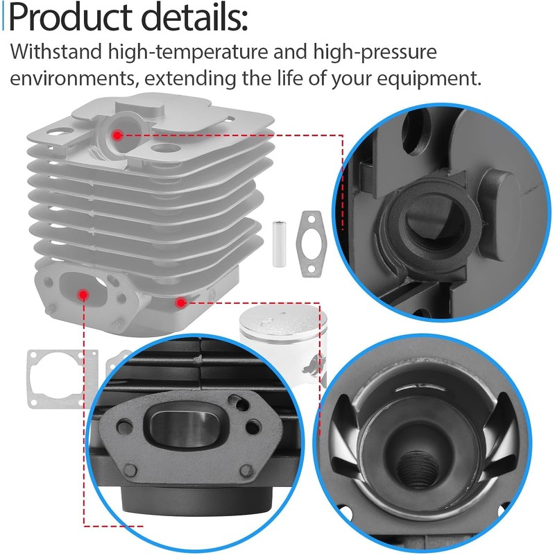 Adorih 309893007 Cylinder Piston Kit for Ryobi RY3714 RY3716 RY3818