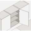 Blum 71B3590 BLUMOTION Full Overlay INSERTA Cabinet Door Hinges with
