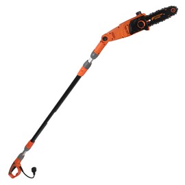 OUTESAWSUPER Electric Pole Saw for Tree Trimming 8-Inch Corded Telescoping Power Pole Saw Adjustable Head Pole Chainsaw for Tree Trimming Courtyard Household