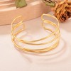 IQIC Gold Upper Arm Cuff for Women Dainty Layered Arm