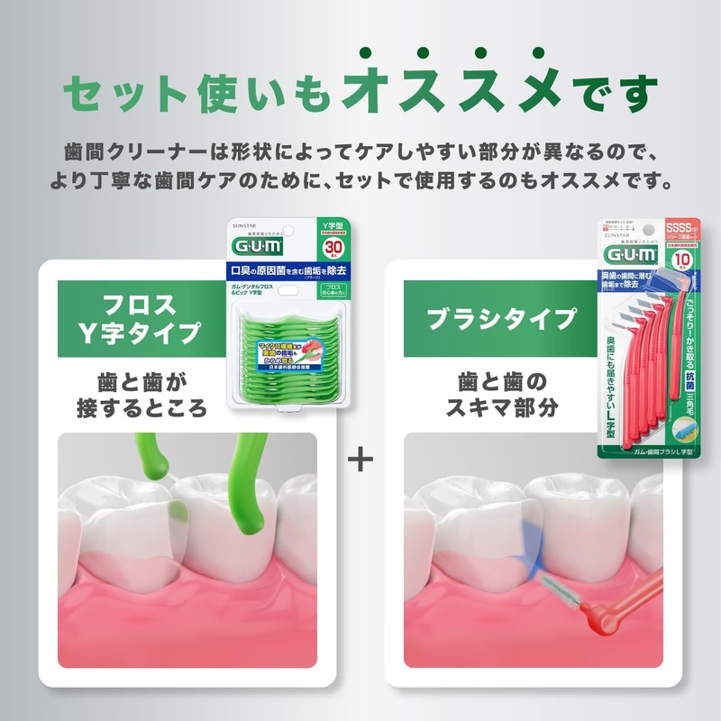 GUM(ガム) Periodontal Pro Care Soft Pick Curved Shape Interdental Brush