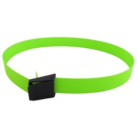 Scuba Choice Scuba Diving 60" Long 2" Webbing Weight Belt with Plastic Buckle, Lime
