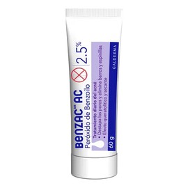 Benzac AC Gel 2.5% 60g - Gel Antiacné de Peróxido de Benzoilo para Piel con Acné