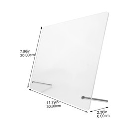 1 Set Message Board Whiteboards Letter Erase Felt Board Liquid Cork Board Acrylic Writing Board Office Supply Erasable Note Board Memo Writing Board Home Acrylic Memo Board Sponge Operitacx