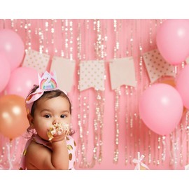 Birthday Rainbow Girl Crown, Birthday Hat for Event Party Supplies, Photo Props