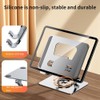 Universal Laptop Stand with 360° Rotating Base, Adjustable Height Multi-Angle,