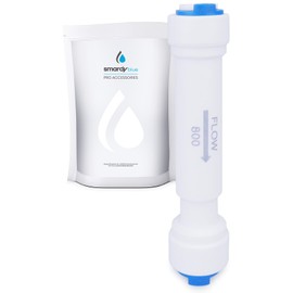 smardy Flow Restrictor 800CC Flow Restrictor for 1/4 Inch (6.35 mm) Water Hose Osmosis Systems Reverse Osmosis Water Filter Fridge Side by Side