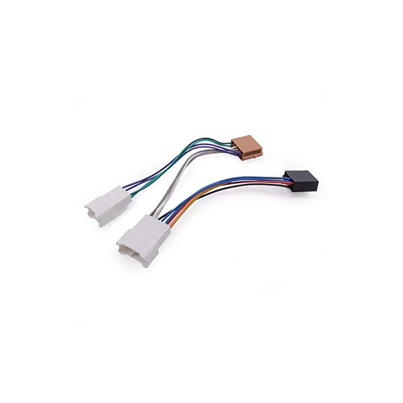 vhbw Car Radio ISO Adapter Compatible with Toyota Corolla E10