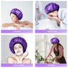 Aquior Gorro de ducha, gorro de ducha para mujer, reutilizable,