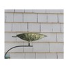 Oakestry BB-04-WM Aspen Leaf Wall Mount Bracket Birdbath with Embossed