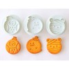 Cotta Manmaru Cookie Cutter (Owl, Ghost, Mummy Bear)