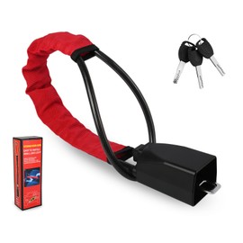DS. DISTINCTIVE STYLE Steering Wheel Lock, Universal Seat Belt Lock for Most Cars, Anti-Theft Device with Key, Suitable for Most Vehicles