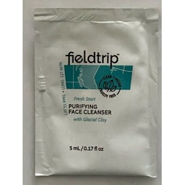 Fieldtrip Purifying Face Cleanser w/ Glacial Clay 5-PK Each 5 ml New Free Ship