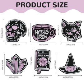 ZESION - Parches termoadhesivos de Halloween para vestidos, sombreros, jeans, pantalones, chaquetas, reparación de mochilas y parches decorativos bordados - 12 piezas