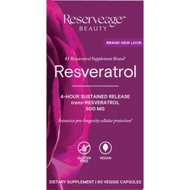 Resveratrol 500mg Anti-Aging Capsules