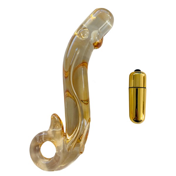 Sexual Health>Sexual Health R18 Intimates Section>R18 - By Brand>Share Satisfaction Share Satisfaction Lucent Nessa Vibrating Glass Massager 7''