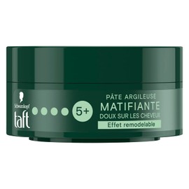 Schwarzkopf Taffeta - Mattifying Clay Hair Paste - Strong Hold - Long Lasting - 24 Hour Hold - Hairstyle Hair - 75ml Content